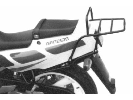 Kompletní sada nosiče (boční nosič kufru a horní nosič kufru z trubek) černá pro Yamaha FZR 600 (1991-1993)