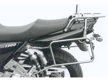 Kompletní sada nosiče (boční nosič kufru a horní nosič kufru z trubek) černá pro Yamaha XJR 1200/SP/1300 (1994-2003)