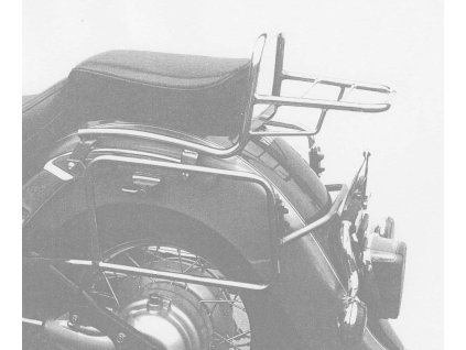 Chromovaný trubkový nosič zavazadel pro Yamaha XVS 650 Drag Star Classic (1998-2007)