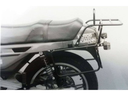 Kompletní sada nosičů (boční nosič kufru a horní nosič kufru z trubek) chrom pro Moto Guzzi V 35/V 50 III/V 65 GT/V 75 (1982-1991)