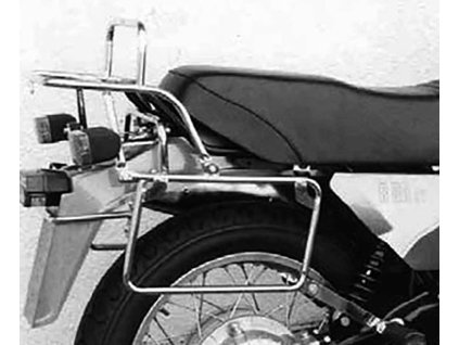 Kompletní sada nosičů (boční nosič kufrů a horní nosič kufrů z trubek) černá pro BMW R 80 ST (1982-1984)