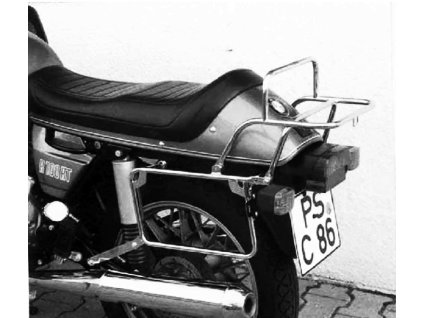 Kompletní sada nosičů (boční nosič kufru a horní nosič kufru z trubek) chrom pro BMW R 80 RT (1981-1985)/R 100 RT (1978-1985)/R 100 RS