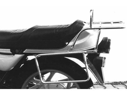 Kompletní sada nosičů (boční nosič kufru a horní nosič kufru z trubek) chrom pro BMW R 65 (1986-1993)/R 80 RT (1986-1995) (středová vzpěra)/R100RS/RT(1986-1995)