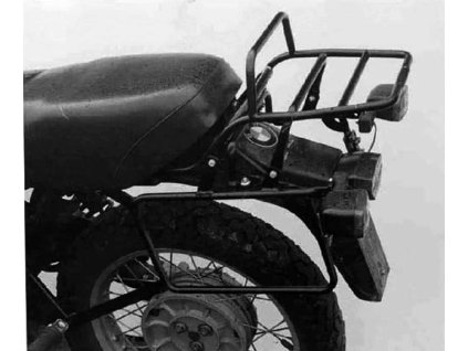 Kompletní sada nosičů (boční nosič kufru a horní nosič kufru z trubek) černá pro BMW R 65 G/S (1987-1992)/R 80 G/S (1980-1987) (pro výfukový systém 2 v 2)