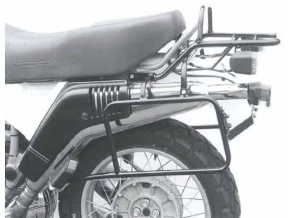 Černý trubkový nosič zavazadel pro BMW R 65 G/S (1987-1992)/R 80 G/S (1980-1987)