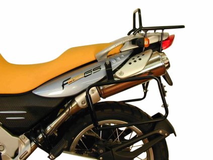 Boční nosič kufru pevný stříbrný pro BMW F 650 GS Dakar (2000-2003)/F 650 GS/G 650 GS