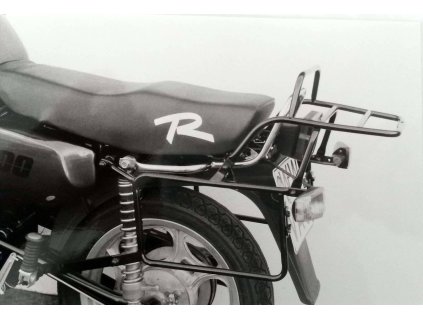 Kompletní sada nosičů (boční nosič kufru a horní nosič kufru z trubek) černá pro MZ 500 R Classic (1991-1992)