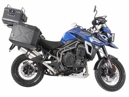 Černý boční nosič kufrů Lock-it pro Triumph Tiger Explorer 1200 (2016-2021)