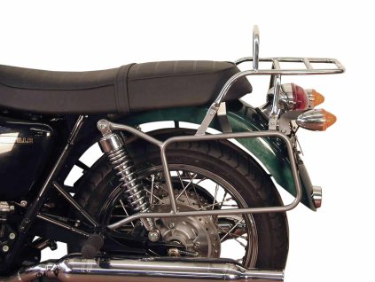 Kompletní sada nosičů (boční nosič kufru a horní nosič kufru z trubek) chrom pro Triumph Bonneville/T 100/SE (2002-2016)
