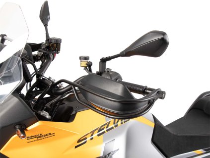 Chránič rukojeti (levý + pravý) černý pro Moto Guzzi Stelvio (2024-)