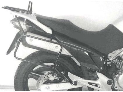 Boční nosič kufru pevný černý pro Honda Varadero 125 (2001-2006)