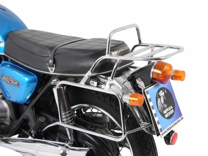 Kompletní sada nosičů (boční nosič kufru a horní nosič kufru z trubek) chrom pro Honda CB 500 Four (1971-1978) / CB 500 F (1974-1978)