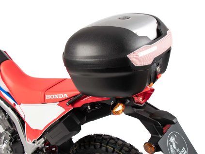 Topcase - Sada cestovního kufru Topcase 40 black/silver a nosiče pro Honda CRF 300 Rally (2021-)