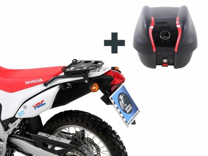 Topcase - Sada cestovního kufru Topcase 30 a nosiče pro Honda CRF 250 L od 2012 / Rally (2017-2021)