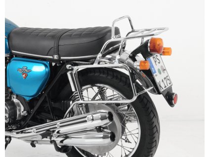 Kompletní sada nosičů (boční nosič kufru a horní nosič kufru z trubek) chrom pro Honda CB 750 Four K0-K6 (1970-1976)