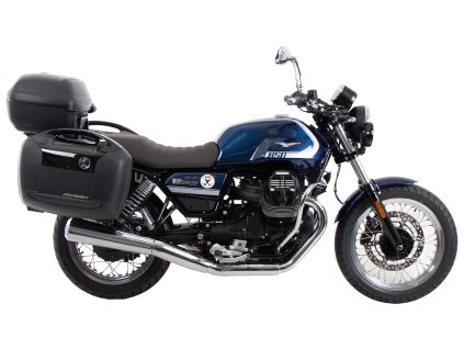Boční nosič kufru pevný černý pro Moto Guzzi V7 Special/Stone/Centenario (850 ccm) (2021-)