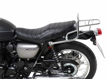 Trubkový nosič zavazadel Topcaseträger chrom pro Kawasaki W 800 Street / Cafe / Standard (2019-)