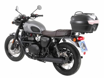 Trubkový nosič zavazadel Topcaseträger chrom pro Triumph Bonneville T 100/Black (2017-)