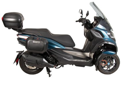 Alurack horní nosič kufrů černý pro kombinaci s originálním nosičem zavazadel černý pro Piaggio MP3 400 / Sport 400 (2022-)