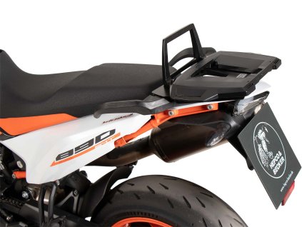 Horní nosič kufrů Alurack černý pro kombinaci s originálním nosičem zavazadel pro KTM 890 SMT (2023-)