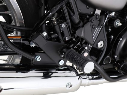 Přemístění opěrky nohou spolujezdce černá pro Kawasaki W 800 Street/cafe (2019-)