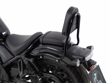 Sissybar bez nosiče zavazadel (trubková verze) černý pro Honda CMX 1100 Rebel (2021-)