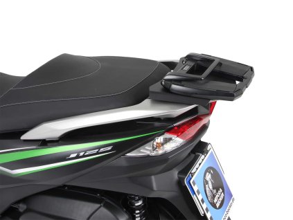 Horní nosič kufrů Easyrack pro kombinaci s originálním nosičem zavazadel černý pro Kawasaki J 125/300 (2014-)