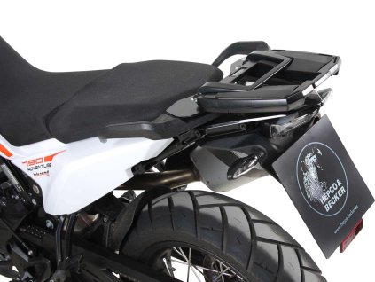 Nosič horního kufru Easyrack pro kombinaci s originálním mostem černý pro KTM 890 Adventure / R / Rally (2021-2022)