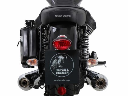 Kanystr 4ltr. včetně držáku výřezu vlevo černý pro Moto Guzzi V 9 Roamer (2016-)