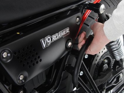 Zvedací páka středového stojanu černá pro Moto Guzzi V 9 Roamer (2016-)