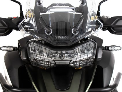 Černý mříž světel pro Triumph Tiger 1200 Rally Pro / GT Pro / GT (2022-)