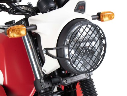 Černý mříž světel pro Royal Enfield Scram 411 (2022-)