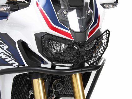 Černá ochranná mřížka světel pro Honda CRF 1000 Africa Twin (2018-2019)
