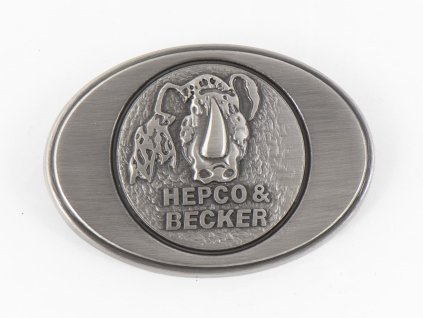 Kovový emblém pro kožené brašny Hepco&Becker Liberty/Nevada/Buffalo/Ivory/Rugged