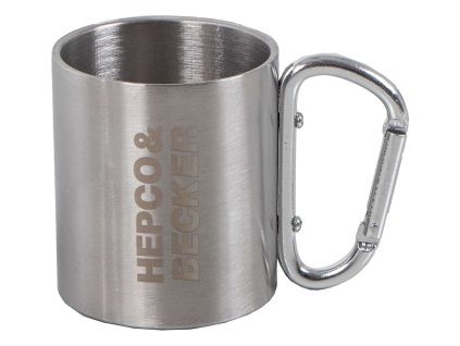 Hliníkový hrnek Hepco&Becker s rukojetí s karabinou
