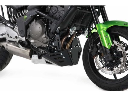 Ochranný plech motoru černý/stříbrný pro Kawasaki Versys 650 (2007-2014)