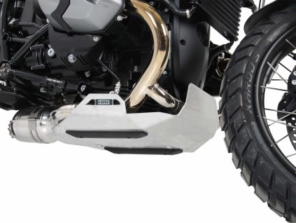 Stříbrný chránič pod motor pro BMW R nineT Racer (2017-2023)