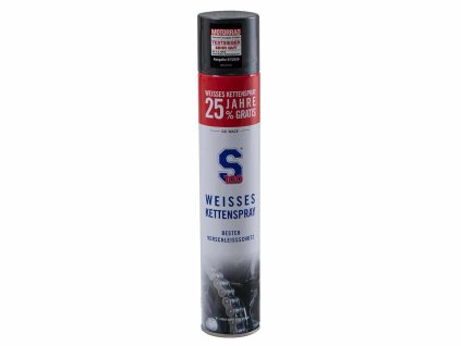 S100 Bílý sprej na řetězy 400ml