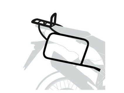 Kompletní sada nosičů (boční nosič kufru a horní nosič kufru z trubek) černá pro Kawasaki Z 750/L 2 (1981-1982) * speciální prodej*