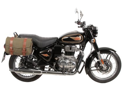 Chromovaný boční nosič C-Bow pro Royal Enfield Bullet 350 (2024-)