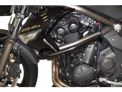 Ochranný rám motoru černý pro Kawasaki ER-6n (2009-2011)