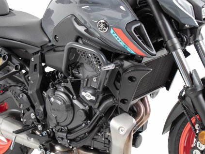 Ochranný rám motoruvčetně padacího protektoru-Slider, antracit pro Yamaha MT-07 (2021-)