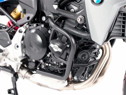 Ochranný rám motoru, včetně padacího protektoru-Slider, černý pro BMW F 900 XR (2020-)