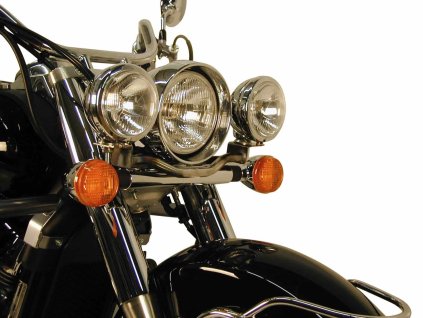 Sada přídavných světlometů Twinlight (dálková světla) včetně držáku a kabelu chrom pro Honda VT 750 Shadow (2004-2007)