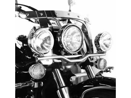 Sada přídavných světlometů Twinlight (dálková světla) včetně držáku a kabelu pro model s chromovaným diskem pro Honda VT 750 Shadow Spirit (2007-2013)