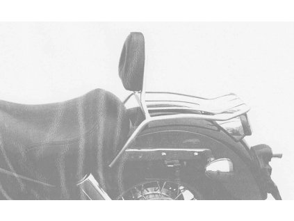 Solorack s chromovou opěrkou zad pro Honda VT 1100 C2 Shadow (1995-2000)
