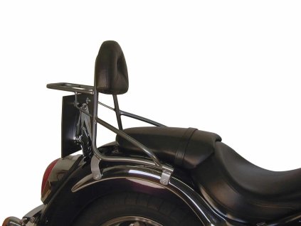 Sissybar s chromovaným nosičem zavazadel pro Kawasaki VN 2000 (2004-2010)