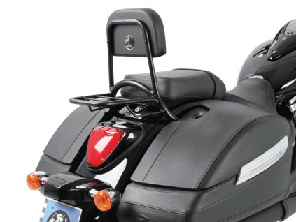 Sissybar s nosičem zavazadel černý pro Suzuki C1500T Intruder (2013-2016)