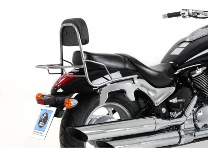 Sissybar s chromovaným nosičem zavazadel pro Suzuki M 800 Intruder (2009-)