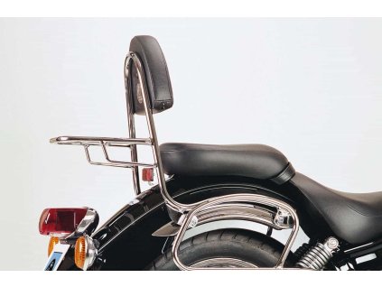 Sissybar s chromovaným nosičem zavazadel pro Yamaha XVS 125/250 Drag Star (2000-)